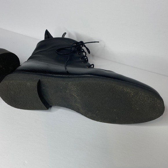 AUTHENTIC MINNA PARIKKA BUNNY COMBAT BOOTS LEATHER - Picture 9 of 15